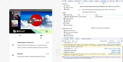 Turbo Streams - Custom Stream Actions - LocalStorage